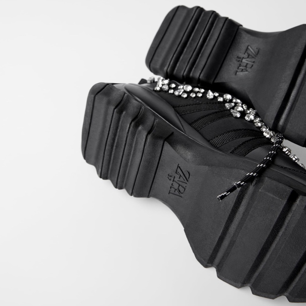 ZARA Bejeweled Sneakers - Picture 6 of 6